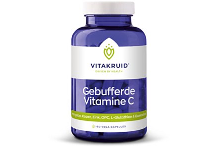 Vitakruid Gepuffertes Vitamin C 180 Vegan Capsules