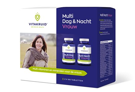 Vitakruid Multi Tag & Nacht Vrouw 2 x 90 tablette