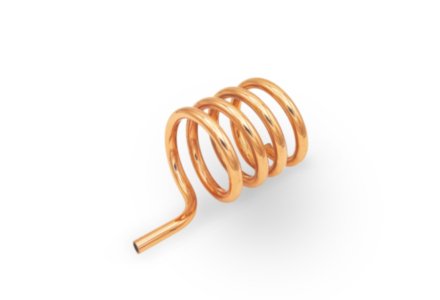 Kupfer-Pflanzenspirale