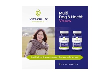 Vitakruid Multi Tag & Nacht Vrouw 2 x 30 tablette
