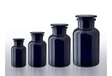 Miron violett glass Apothekerflaschen