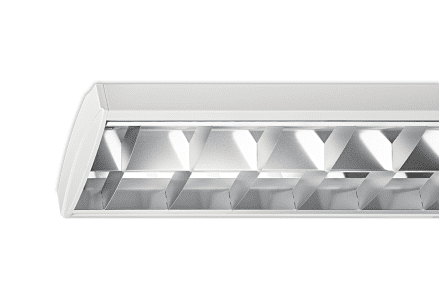 Mountainlight Aufbaustrahler 2x 58 Watt, Aluminium-Gitter, matt