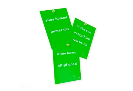 Intention-Karte Alles kommt immer gut