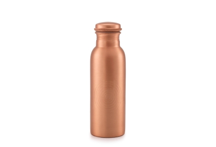 Kupfer-Trinkflasche Matt 500 ml Handgefertigt