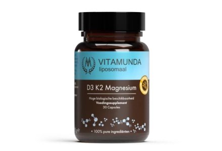 Liposomale Vitamin D3 + K2 + Magnesium – 30 capsules