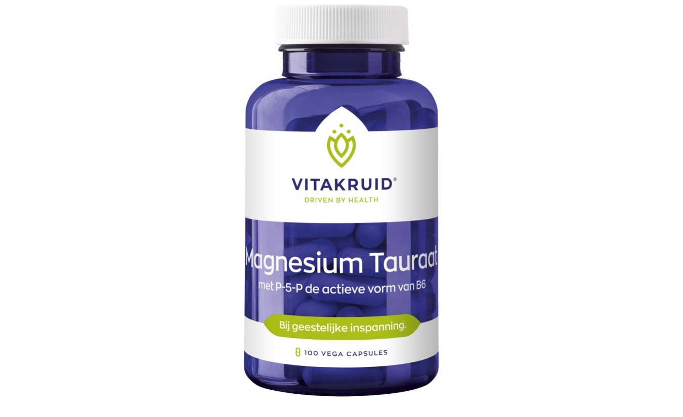 Magnesium-Taurin mit P-5-P 100 vegan Tablette