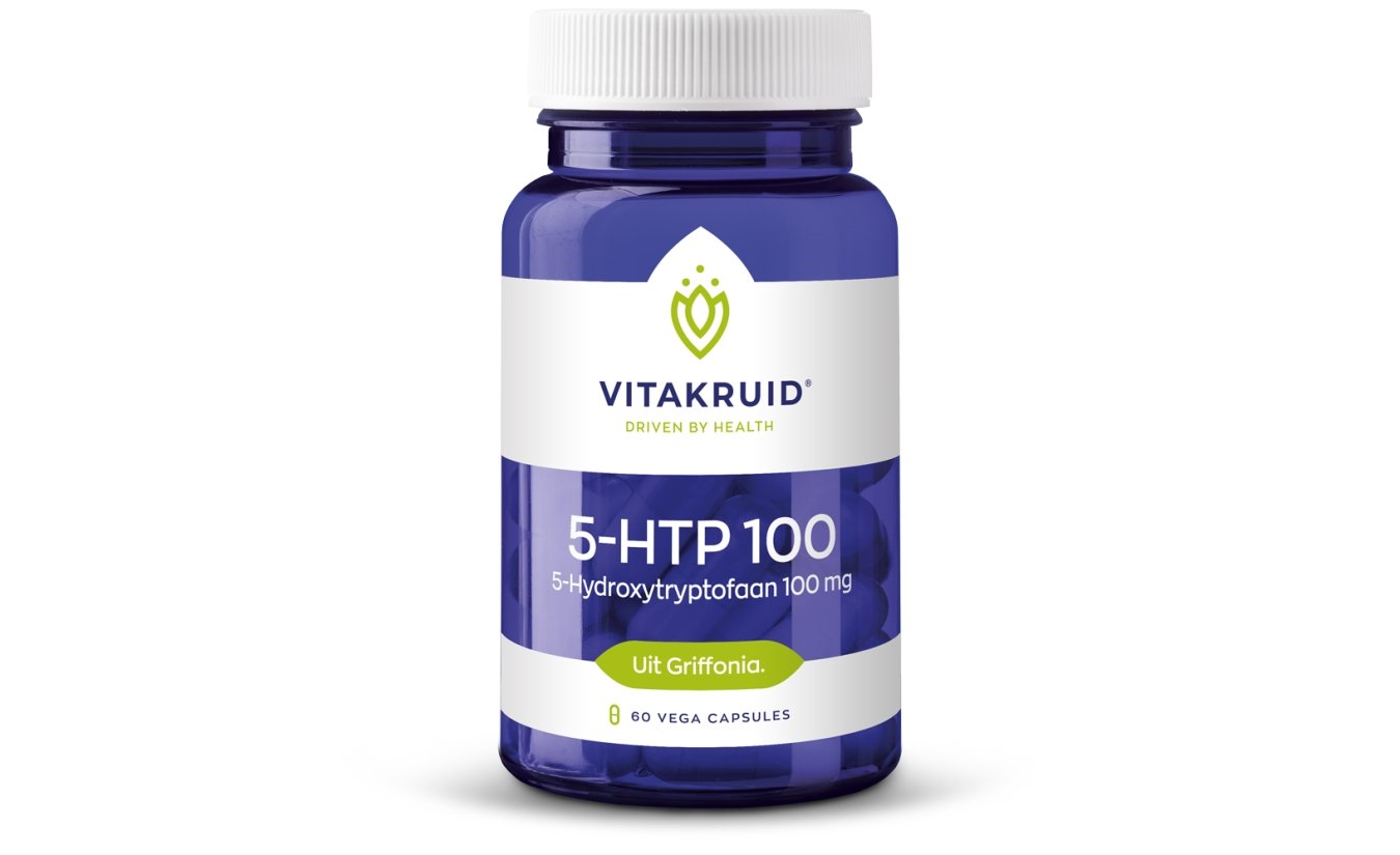 Vitakruid 5-HTP 100mg 60 vegan Kapseln