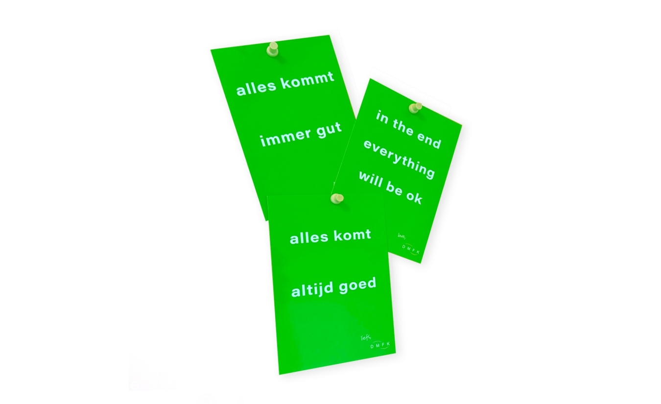 Intention-Karte Alles kommt immer gut