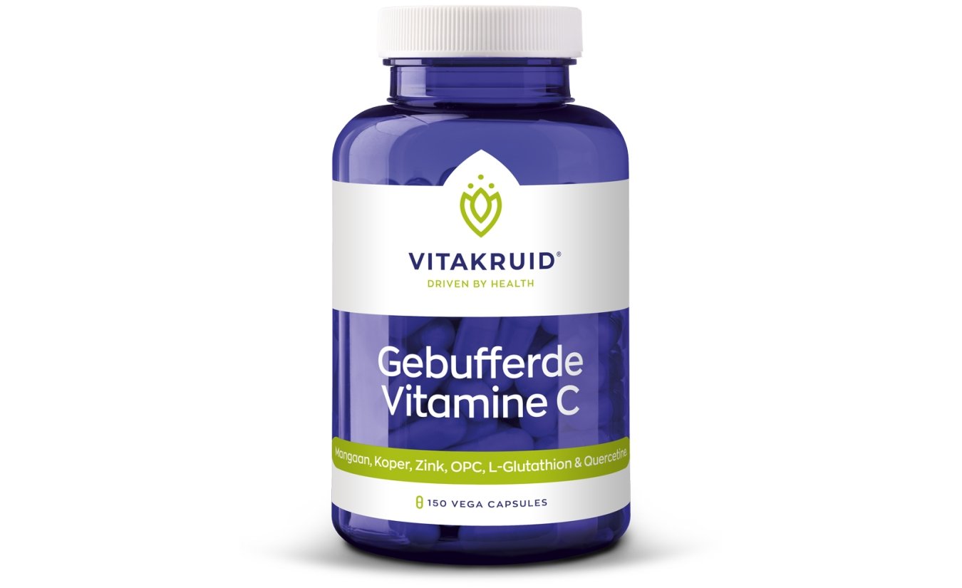 Vitakruid Gepuffertes Vitamin C 180 Vegan Capsules