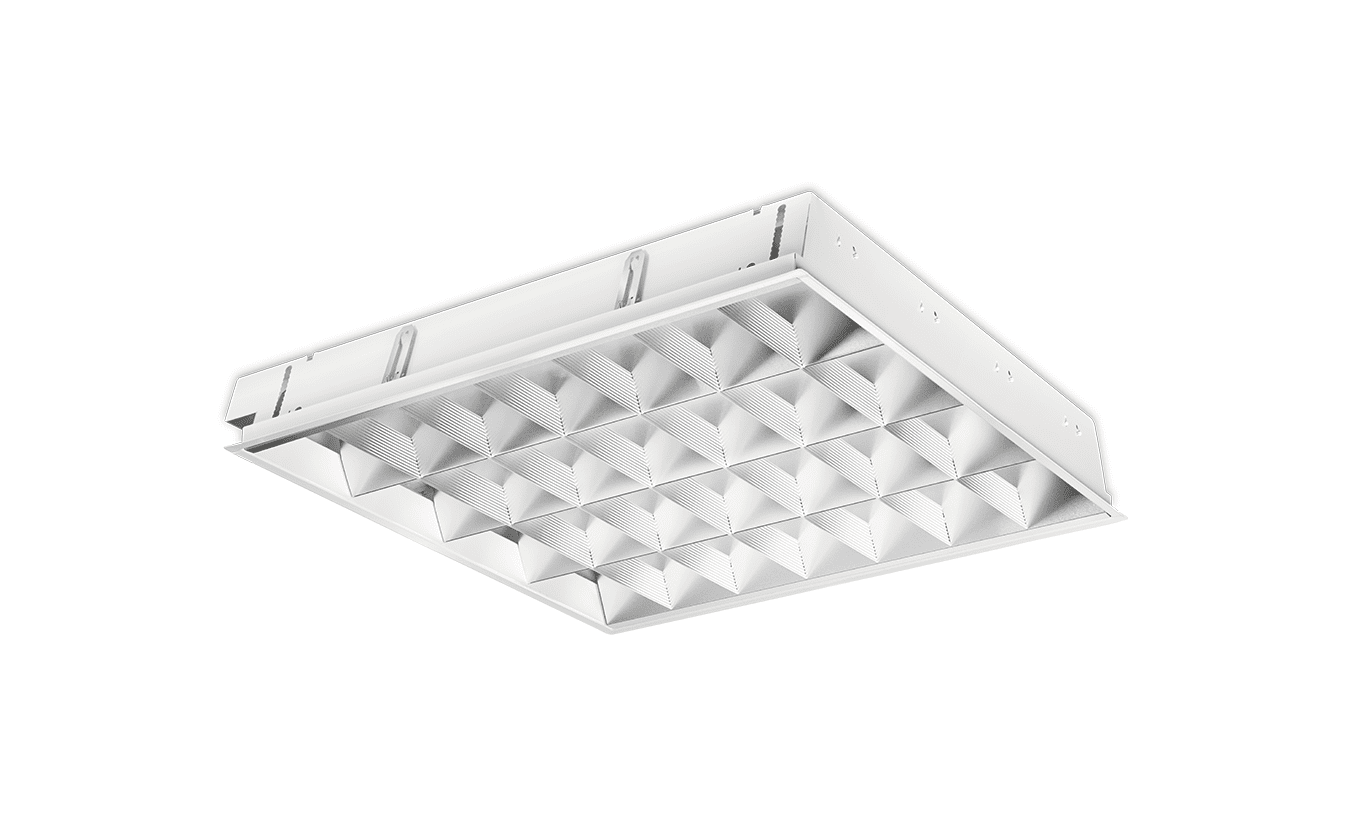 Mountainlight Inlay-Leuchte 4x 18 Watt, Aluminium-Gitter, matt