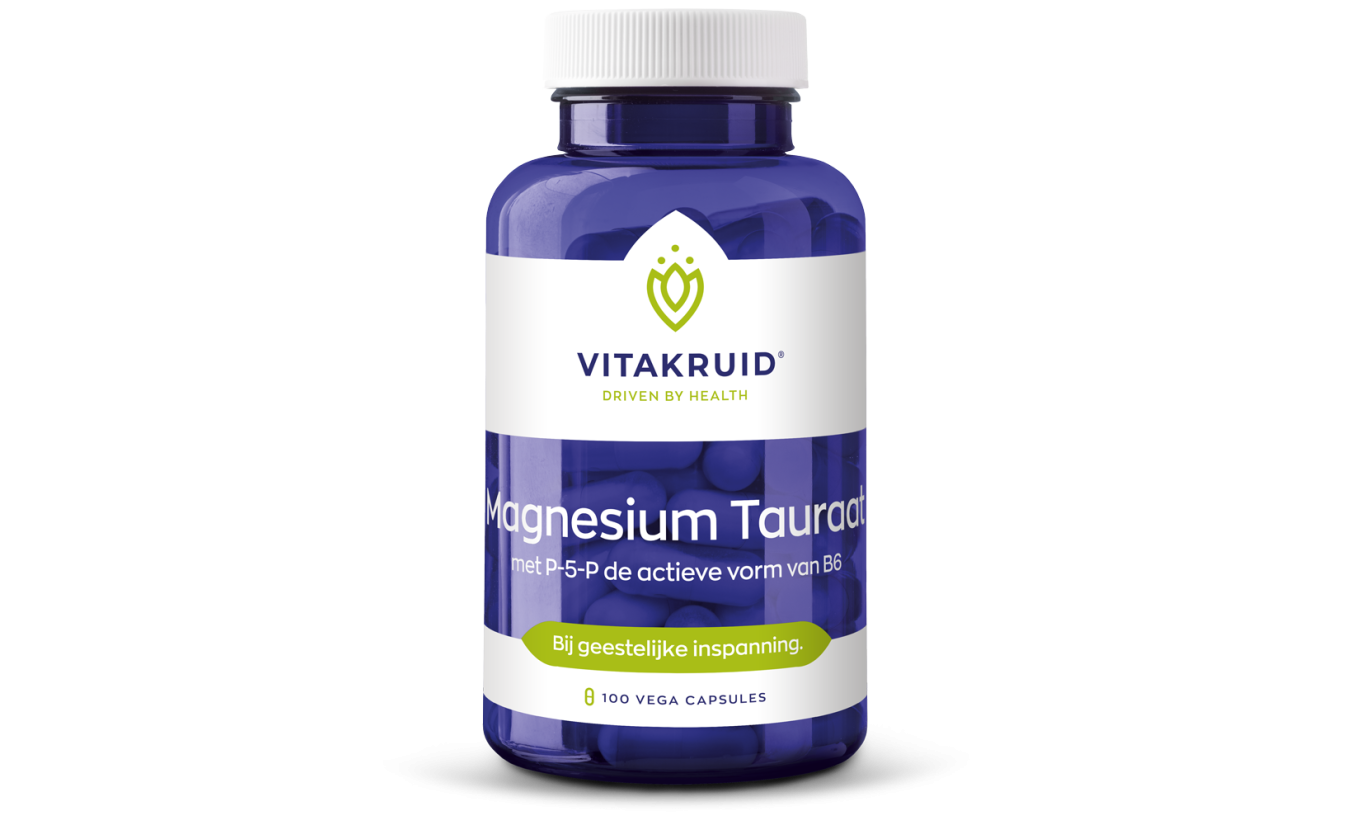 Magnesium Taurat mit P-5-P 90 vegan capsules