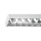 Mountainlight Aufbaustrahler 2x 58 Watt, Aluminium-Gitter, matt Mountainlight Aufbaustrahler 2x 58 Watt, Aluminium-Gitter, matt