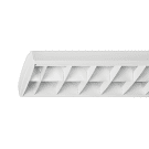 Mountainlight Aufbaustrahler 2x 58 Watt, Weißes Gitter Mountainlight Aufbaustrahler 2x 58 Watt, Weißes Gitter